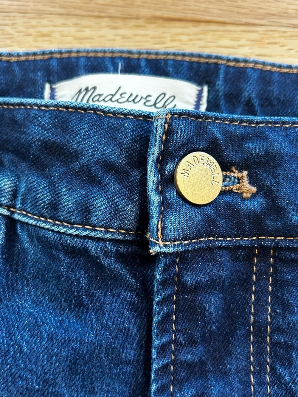 Madewell Curvy Emmett Wide Leg Jeans Dark Wash High Rise Size 29 Denim - Picture 6 of 14
